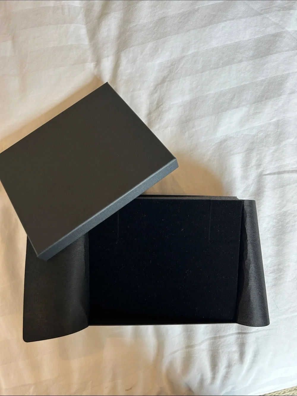 Black Jewelry Organizer Gift Box - Tennis Necklace